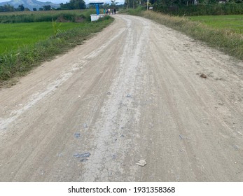 A Rough Unpaved Road In The Country Side