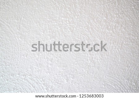 Rough white plaster wall pattern for background or texture - popcorn ceiling