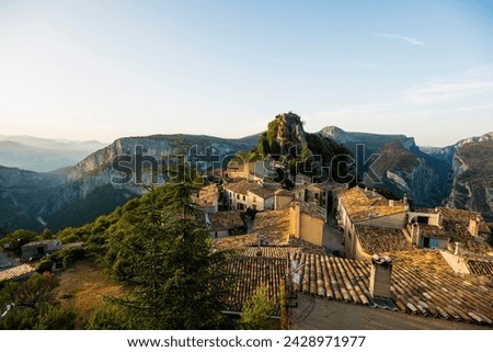 Rougon, Verdon Gorge, Gorges du Verdon, also Grand Canyon du Verdon, Department of Alpes-de-Haute-Provence, Provence-Alpes-Côte d' Azur, France
