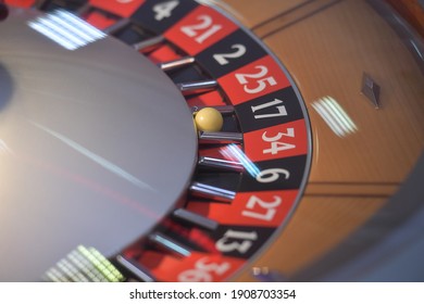 

Roulette In A Casino. Photo Inside.