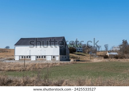 The Roulette Farm on a February Afternoon, Antietam National Battlefield, Maryland USA
