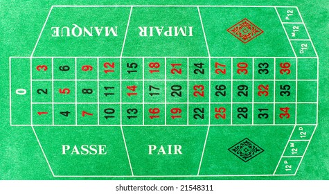 Horizontal French Roulette Table Layout : image vectorielle de stock ...