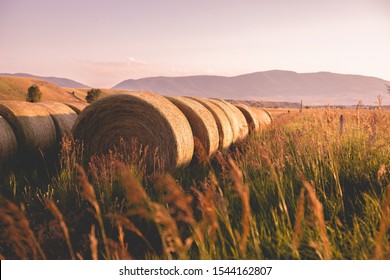 Round Bales Found In Livingston Montana