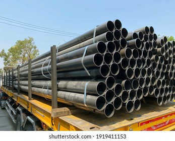 Round Black Steel Pipe.at Thailand