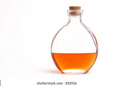 Round Bottle Of Vitamin E Oil