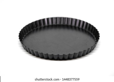Round Cake Mould, Mold (Tart Tin). Isolated with clipping path.