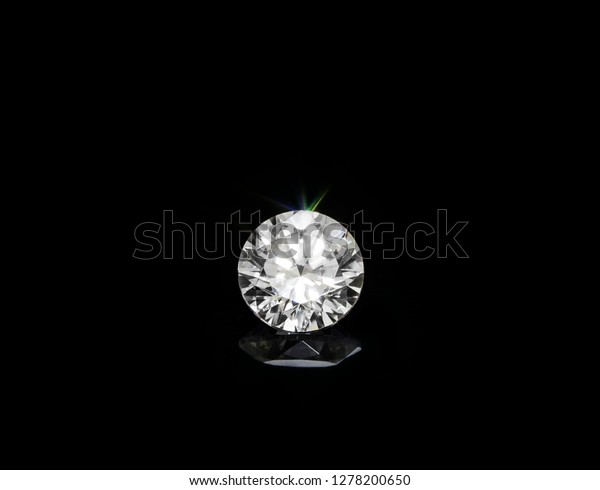 Round Diamond Reflexion Stock Photo Edit Now