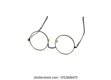 Round Glasses, Close Up, Top View