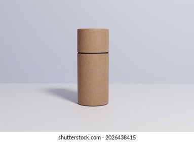 Round Kraft Texture Packaging Box, Paper Tube, Cardboard Containner