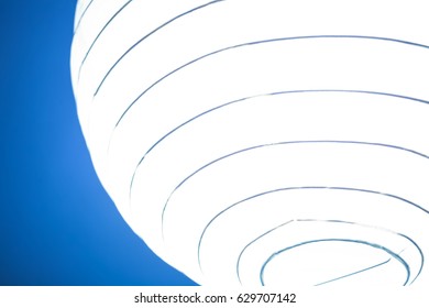 Round Lamp Blue Light - Shutterstock ID 629707142