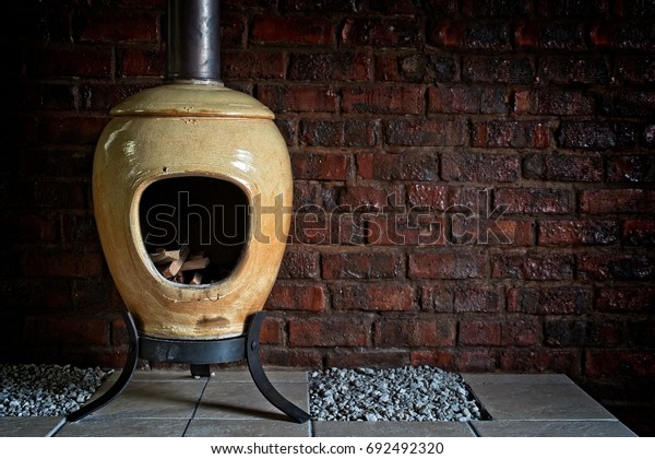 Round Shape Small Pot Belly Stove Stock Image Download Now