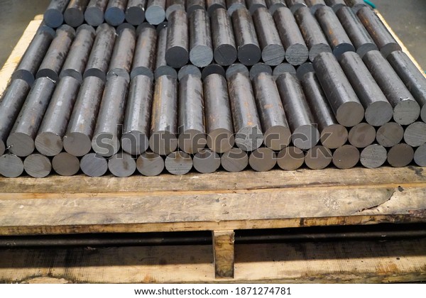 round-steel-shaft-raw-material-automotive-stock-photo-edit-now-1871274781