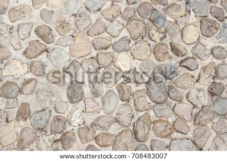 round stone floor background, background with stones on the floor, floor background with stones, 