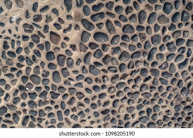 Round Stone Wall Texture Background Stock Photo 1087320989 | Shutterstock