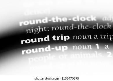 round trip definition in dictionary