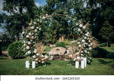 
Round Wedding Arch With Flowers