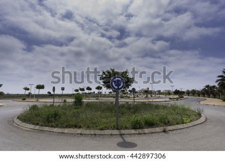 Similar – Image, Stock Photo roundabout