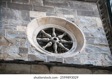 Rounded Window Made from Stone
