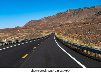 Route 66 In California. Asphalt Road In USA. American Roadtrip