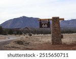 Route 66 in Flagstaff Arizona.