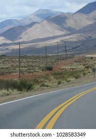 Route between mountains
