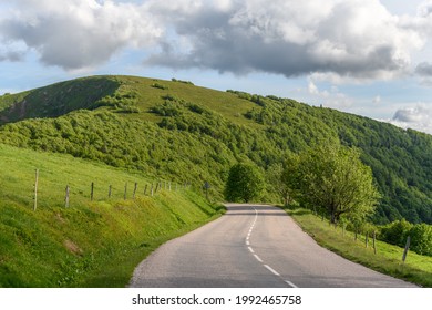 Route Des Crêtes In The Vosges Mountains. France.