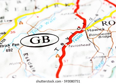 Route Map Great Britain.
