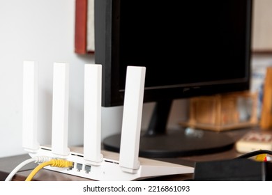 Router On The Desk, Home Office Hardware