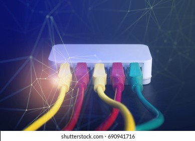 Router Wireless Lan Wire With Network