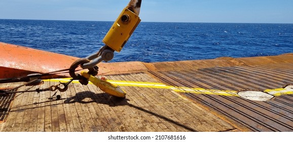 The Rov Hook Ready For Subsea Operation