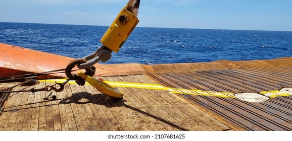 The Rov Hook Ready For Subsea Operation