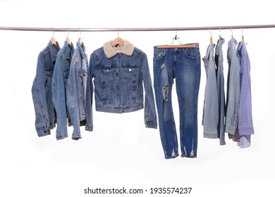 7,782 Denim on hangers Images, Stock Photos & Vectors | Shutterstock