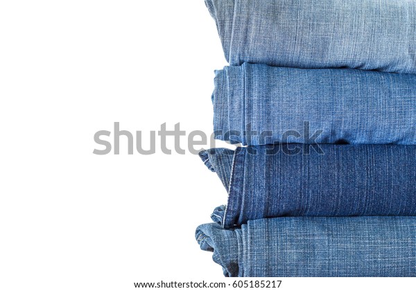 row sky blue jeans