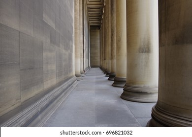 Row Of Building Columns