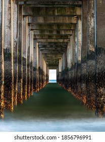 The Row Of Coney Island Pier Columns