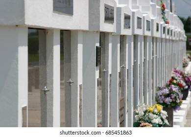 Row of graves