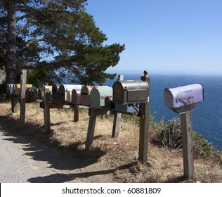 Row of Mailboxes
