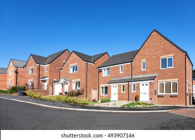 Row Of New English Houses 