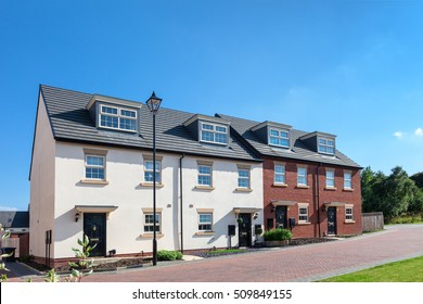 Row Of New Terraced Houses