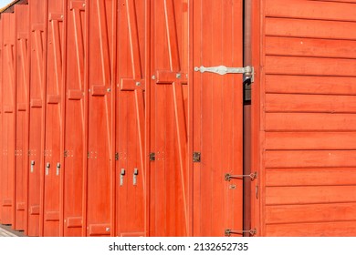 A Row Of Old Navy Barracks In Copenhagen, Denmark