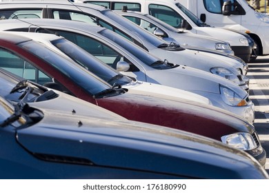 Row Of Parked Cars