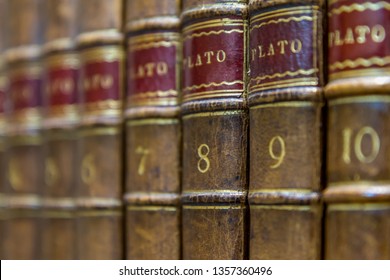 Row Of Plato Volumes