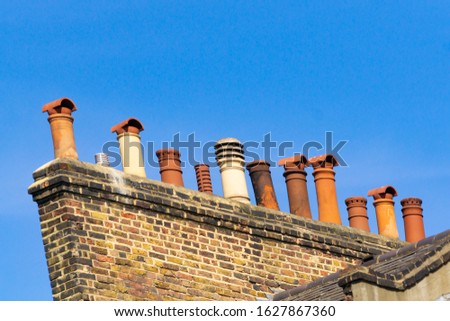 Similar – Image, Stock Photo British chimneys Town