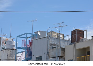 A row of small buildings (Tokyo) - Shutterstock ID 1171643572