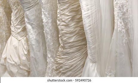 Row Of Wedding Dresses