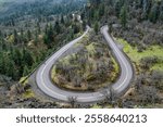 Rowena Crest in Columbia River Gorge Horsehoe Road