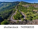 The Rowena Loops section of the old Columbia Gorge Scenic Highway, Oregon.