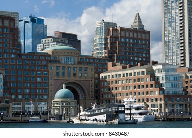 Rowes Wharf In Boston