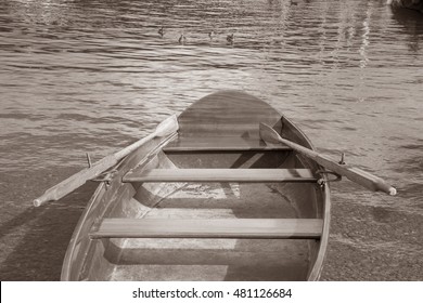 Rowing Boat Coniston Water Lake District Stock Photo 481126684 ...