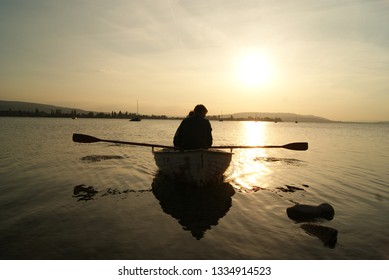 Rowing into the Sunset